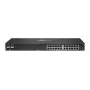 HPE - Aruba 6000 24G 4SFP kytkin - kytkin - L3 - hallittava 24 x 10/100/1000 + 4 x Gigabit SFP side-to-side airflow rack-asennettava AC 100 127 V / 200 240 V
