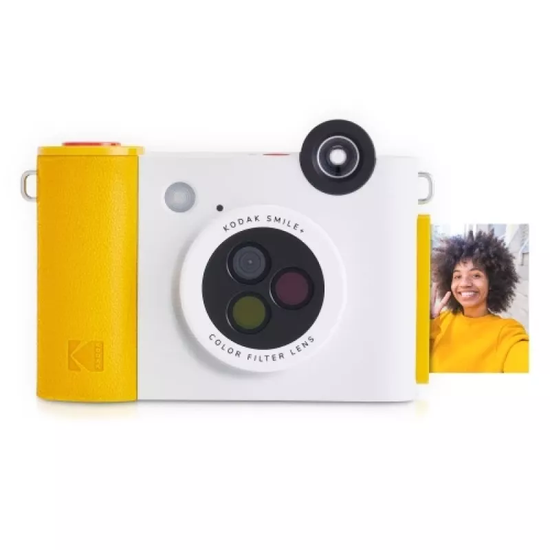 Kodak SMILE+ pikakamera, 2x3 tuumaa, valkoinen