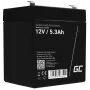 Green Cell AGM45 UPS-akku, sinetöity lyijy-happo (VRLA), 12 V, 5,3 Ah