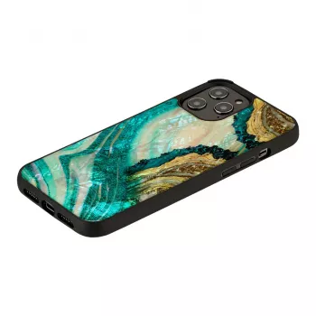 iKins suojakotelo Apple iPhone 12 Pro Max – kuosi Aqua-Achat