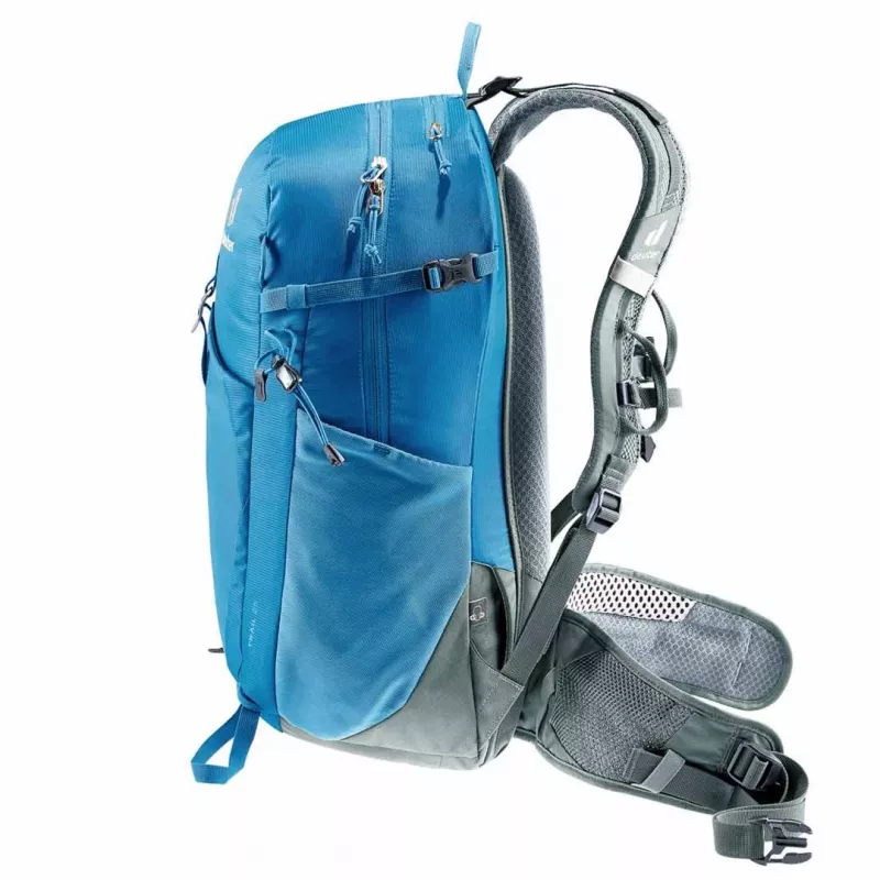 Deuter Trail 25 vaellus-päiväreppu, 25 L, polyesteri, sadesuoja, lantiovyö