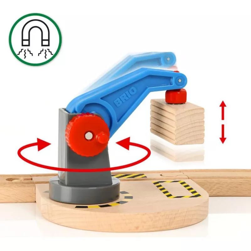 Brio World tavarajuna-aloituspaketti nosturilla