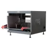 Telinehylly TECHLY 367652 kaapelinhallinta 3M-teippikiinnityksellä, teräs, 550×550×410 mm, musta