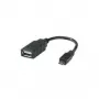 ROLINE USB 2.0 -kaapeli, USB 2.0 Type Micro B - tyyppi A BU, OTG 0,15 m (11.02.8311)