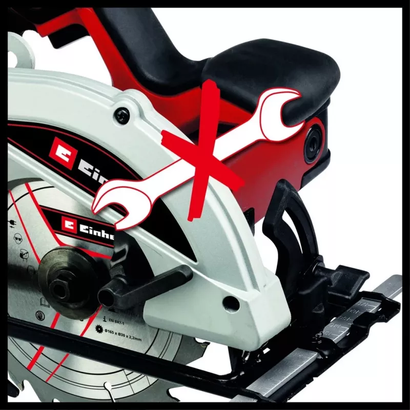 Saha Einhell TC-CS 1250 16,5 cm musta punainen