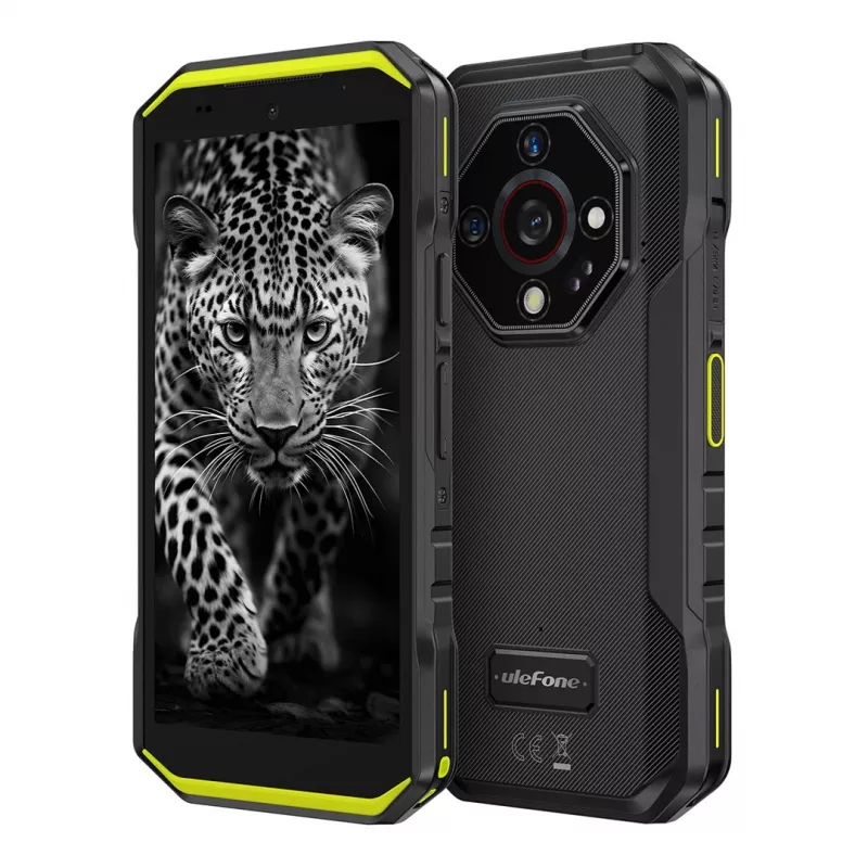 Ulefone Armor X32 älypuhelin, 5,65 tuumaa, 6 GB RAM, 128 GB, Android 14, 5500 mAh, Vivid Green
