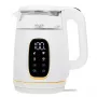 Vedenkeitin Adler AD 1305WG — 1,7 l, 2200 W, lasi/muovi, valkoinen/kulta/läpinäkyvä