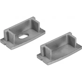 Päätykappaleet U-profiilille 20 mm EUROLITE 51210867 hopea