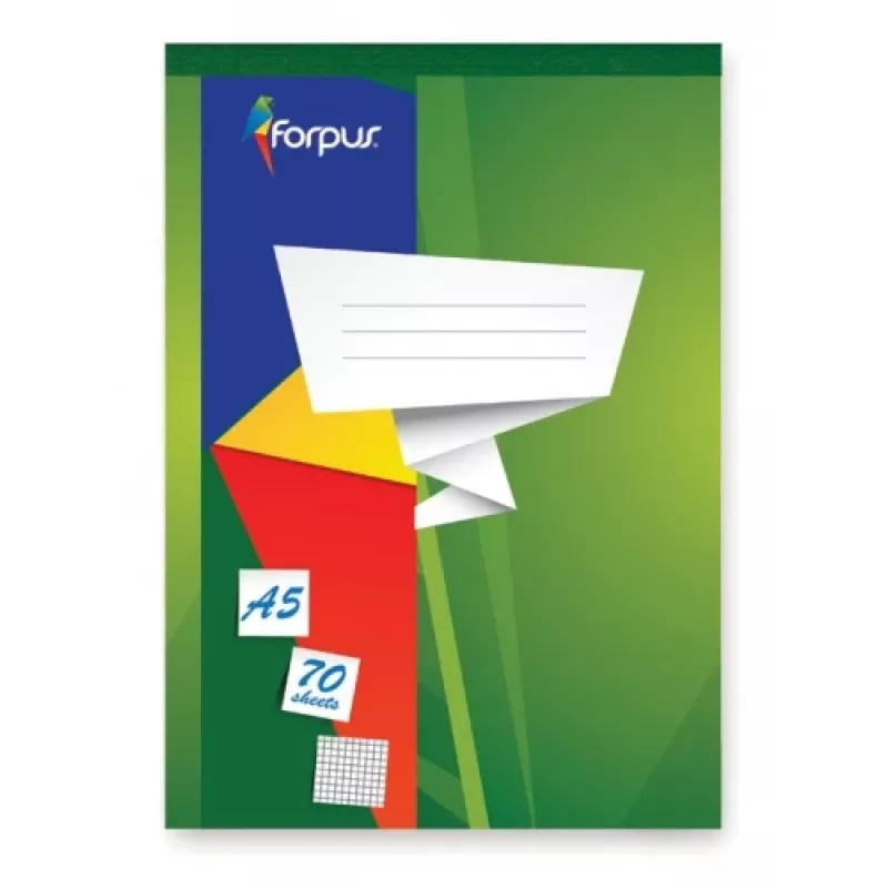 Vihko, irrotettavat sivut, Forpus, A5/70, ruudullinen 0723-002