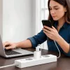 USB-A-pistorasiasovitin, 5W, 5V/1A, 1xUSB-A valkoinen