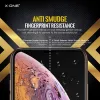 X-ONE Extreme Shock Eliminator näytönsuojakalvo iPhone X — musta, iskunkestävä, kestävä