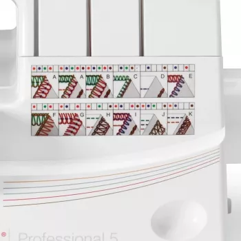 Overlock Singer 14T968 ompelukone, sähköverkko, valkoinen