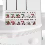 Overlock Singer 14T968 ompelukone, sähköverkko, valkoinen