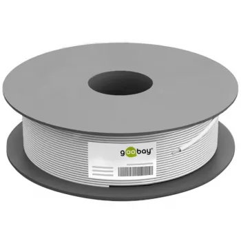 Wentronic Goobay CAT 6 verkkokaapeli, U/UTP, harmaa, 100 m - CCA, AWG 24/7 (säikeinen), PVC (93884)