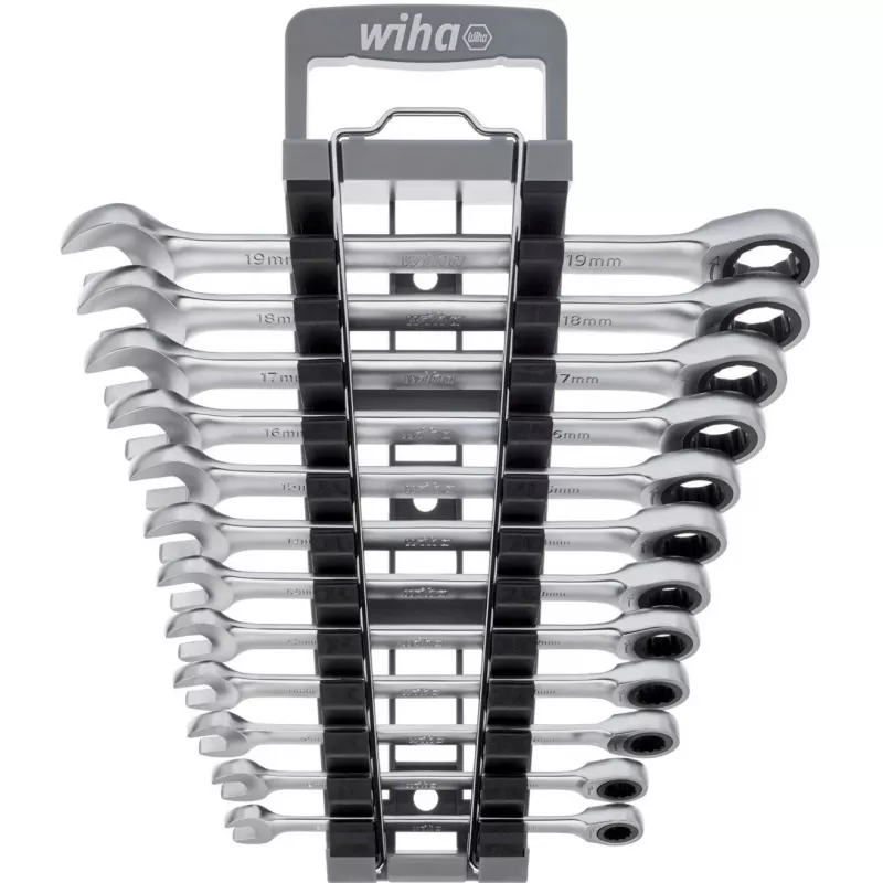 Wiha 44665 (30391) räikkäyhdistelmäavainsarja, 12 kpl, metrinen 8–19 mm