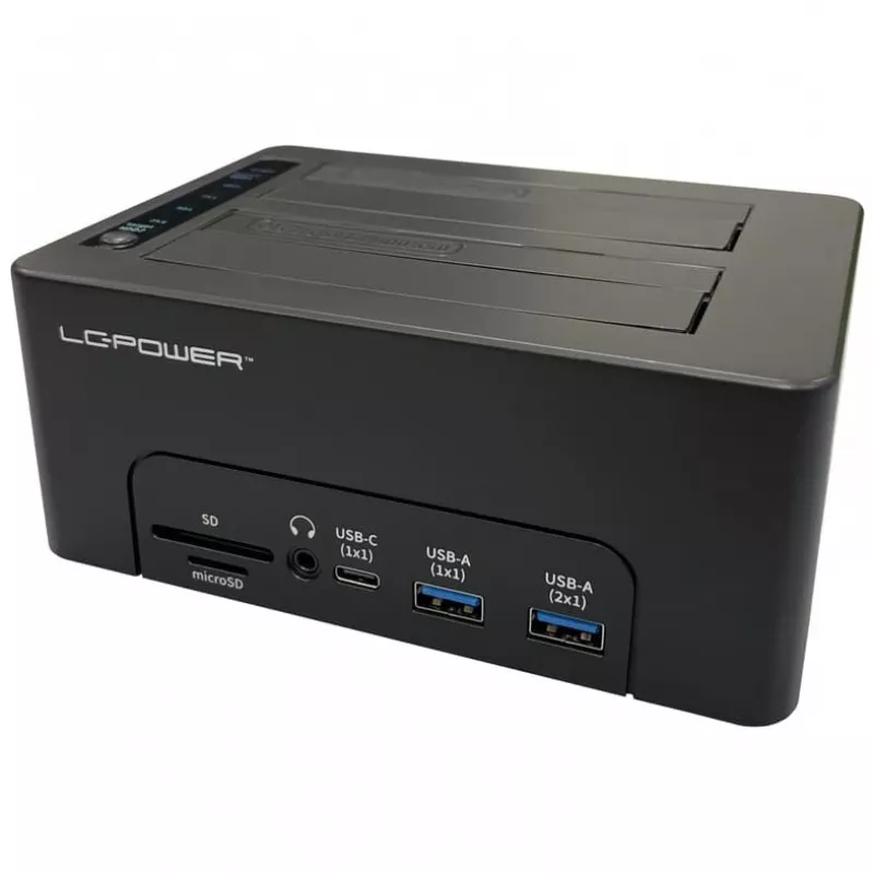 LC-Power telakointiasema USB 3.2 Gen 2x1