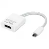 USB-adapteri, USB-C-uros > DisplayPort-naaras (valkoinen, 11 cm)
