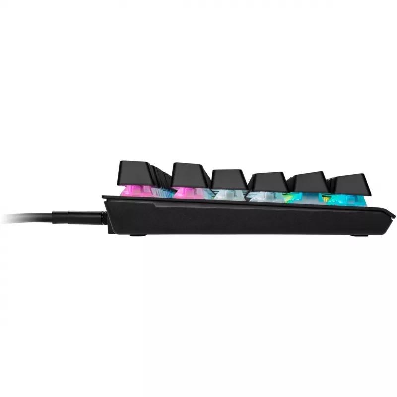 Corsair K60 PRO TKL optis-mekaaninen pelinäppäimistö, OPX-kytkimet, RGB, musta