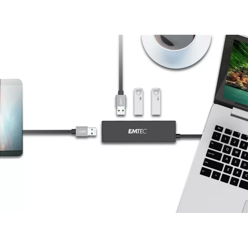 Emtec T620A Type-A Classic USB 3.2 Gen 1 keskitin