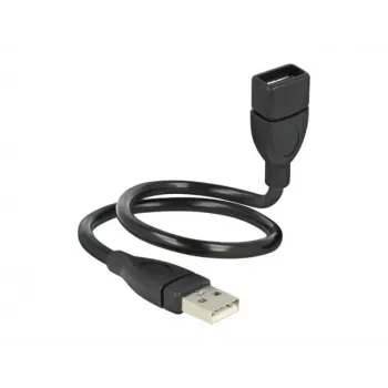 USB-kaapeli DeLOCK 35 cm USB 2.0 83498 musta