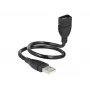 USB-kaapeli DeLOCK 35 cm USB 2.0 83498 musta