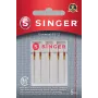 SINGER ompelukoneen neulapakkaus Universal 80/12 kudotuille kankaille, 5 kpl