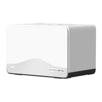Mesh-järjestelmä MERCUSYS Halo H27BE (3 kpl:n pakkaus) dualband 2,4/5 GHz Wi‑Fi 6, 3568 Mbit/s yhteensä, 3x LAN-portit, sisäiset antennit, valkoinen