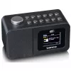 Lenco CR-625BK DAB+/FM-radiokello Bluetoothilla ja langattomalla latauksella, musta