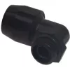 Alphacool HF ruuviliitin TPV metalli - 90° kääntyvä 12,7/7,6 mm - musta (17455)