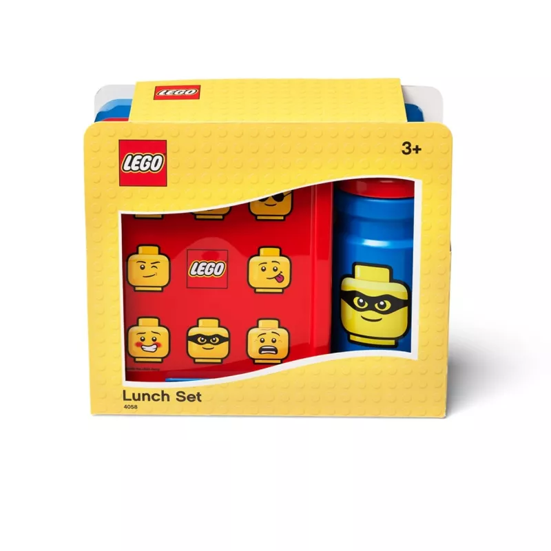 Lounassarja LEGO 40580001 Bright Blue – lasten eväsrasia ja juomapullosarja