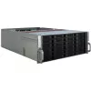 Palvelinkotelo Inter-Tech 4U-4424 rack musta, hopea