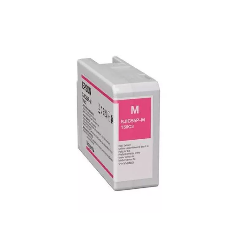 Mustekasetti Epson SJIC55(M) ColorWorks CW-D6500/D6000 -laitteisiin, magenta