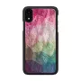 iKins älypuhelinkotelo iPhone XR — vesikukkakuvio, musta