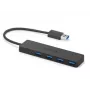 USB-keskitin Anker Innovations A7516016 USB 3.2 Gen 1 Type-A 5000 Mbit/s musta