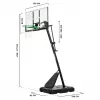 Teline koripallotelineelle Salta Guard 138 x (296–371) x 240 cm, malli 5134