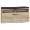 Top e Shop RIVA SZAFKA SONOMA suljettu kenkäteline — tammenviimeistely, 850×460 mm, 16 mm lastulevy