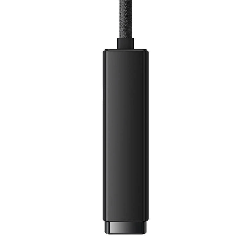 Baseus Lite Series USB-RJ45-verkkosovitin, 100Mbit/s (musta)