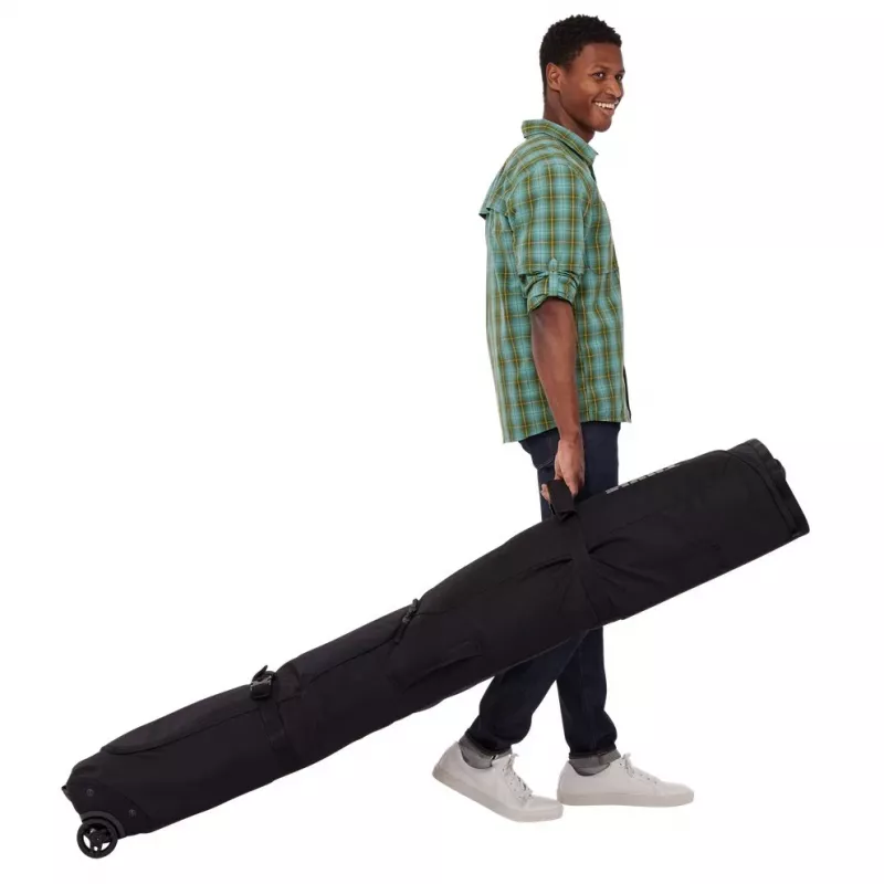 Thule 5176 Roundtrip pyörillä liikkuva lumilautalaukku 165 cm musta