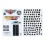 Seinätarra Paladone Hot Wheels Personalisation PP13745HW — koristeelliset itseliimautuvat tarrat lastenhuoneeseen