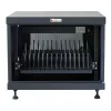 Telinehylly TECHLY 367652 kaapelinhallinta 3M-teippikiinnityksellä, teräs, 550×550×410 mm, musta
