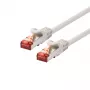 Verkkokaapeli LOGON TCF66F015I RJ-45 Cat6a 1,5 m norsunluu