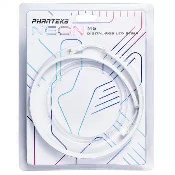 LED-nauha Phanteks PH-NELEDKT_M5_WT01 — yleiskäyttöinen 550 mm, 5 V, 5,7 W, musta