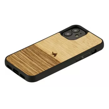 Man and Wood -suojakotelo iPhone 12 mini — terra musta