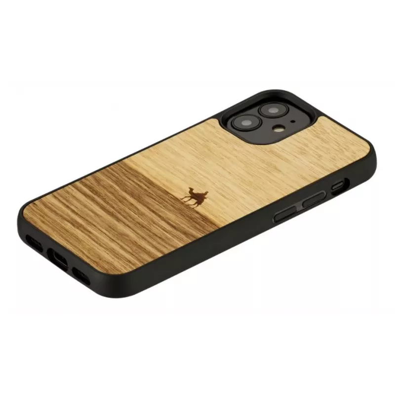 Man and Wood -suojakotelo iPhone 12 mini — terra musta