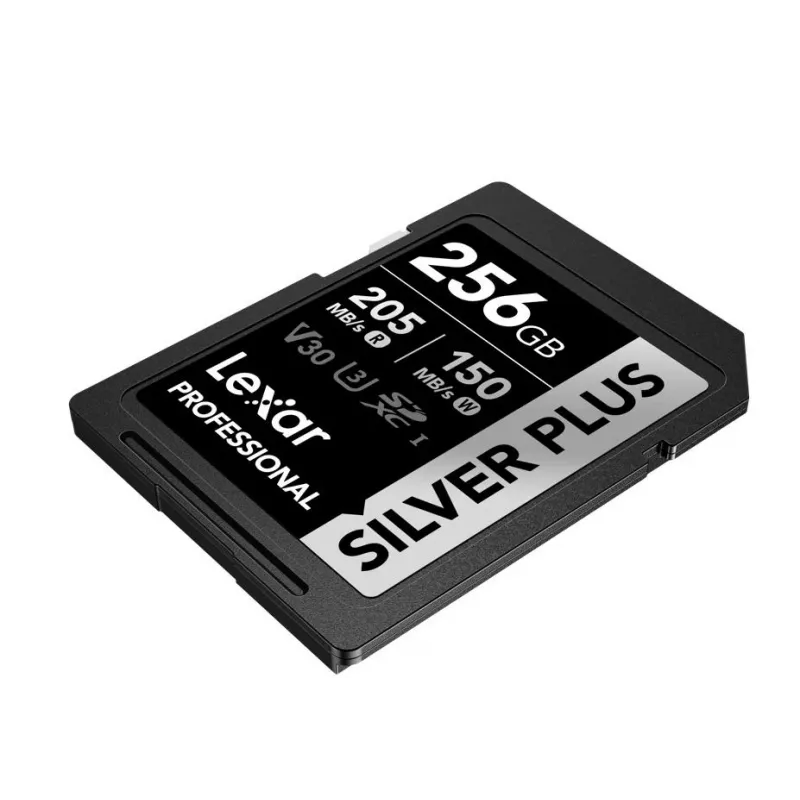Flash-muisti Lexar 256 GB UHS-I SDXC SilverP