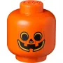 Säilytyslaatikko Room Copenhagen LEGO Storage Head Pumpkin suuri oranssi/musta