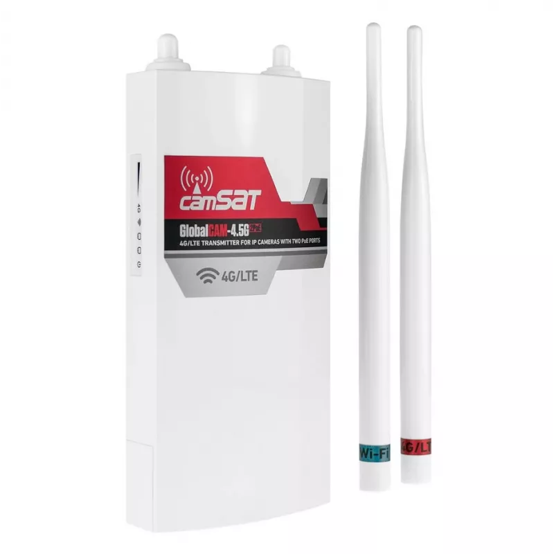LTE / 4G / 3G ULKOINEN CAMSAT-reititin GLOBALCAM-4.5G 2PoE