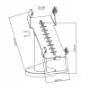 Sbox POS SWIWEL luottokorttiteline PTM-03