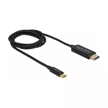 Videokaapeliadapteri DeLOCK 84904 USB Type-C - HDMI 1 m musta