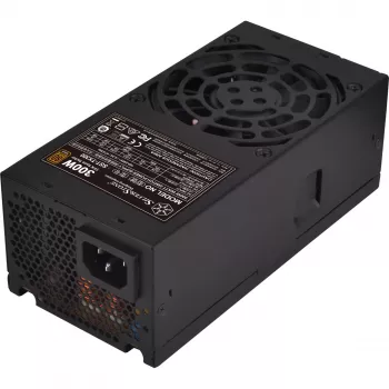 SilverStone TFX Series SST-TX300 - virtalähde (sisäinen) - TFX12V / ATX12V 2,4 - 80 PLUS Bronze - AC 100-240 V - 300 W - Active PFC - musta (SST-TX300)